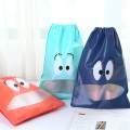 Waterproof Shoes Bag Pouch Storage Travel Bag Portable Tote Drawstring Bag Organizer Cover Non-Woven Laundry Dustproof Cover