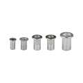 150pcs Aluminum Rivet Nuts Kit Rivnut Standard SAE Imperial Rivet Insert Nutsert Cap Rivet Nut 1/4-20 10-32 10-24 8-32 6-32