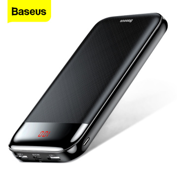 Baseus 20000mAh Power Bank 20000 mAh LCD USB C PD Fast Charging Powerbank Portable External Battery Charger For Xiaomi Poverbank