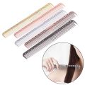 Men Women Babies Aluminum Metal anti-static Cutting Comb Hair Hairdressing & Barbers Salon Combs