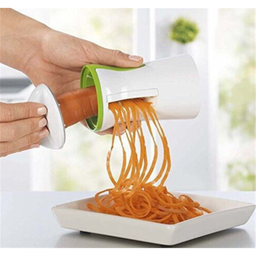 Portable Spiralizer Vegetable Slicer Handheld Multifunction Peeler Stainless Steel Spiral Slicer for Potatoes Zucchini Spaghetti