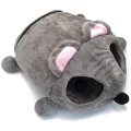 Pet Cat Bed Den Nest Cartoon Mouse Shape House Bed Tent Indoor Cat House with Removable Mat and Zippered Bottom