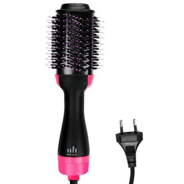 3 In1 Multifunctional Hair Dryer Volumizer Rotating Negative Ion Hair Straightener Curler Iron Comb Hair Brush Roller Styler