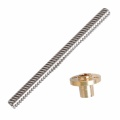 8mm Acme threaded Rod Stainless steel Leadscrew+T8 Nut For CNC 3D printer for Reprap