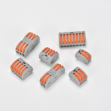 Electrical Cable Wire Connector Push-in Terminal Block Universal Fast Terminal Wiring Cable Connectors For Cable Connection