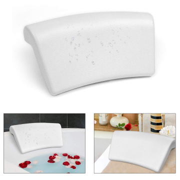 Bath Pillow Waterproof SPA Headrest Bathtub Pillow Suction Cup Neck Cushion Bathroom Accessories