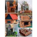 1/16 Miniature Simulation Brick DIY Kit Sand Table Diorama Landscape Scenery