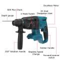 10000bpm Rechargeable Brushless Cordless Rotary Hammer Drill Impact Function Electric Hammer Impact Drill For 18V Makita Battery