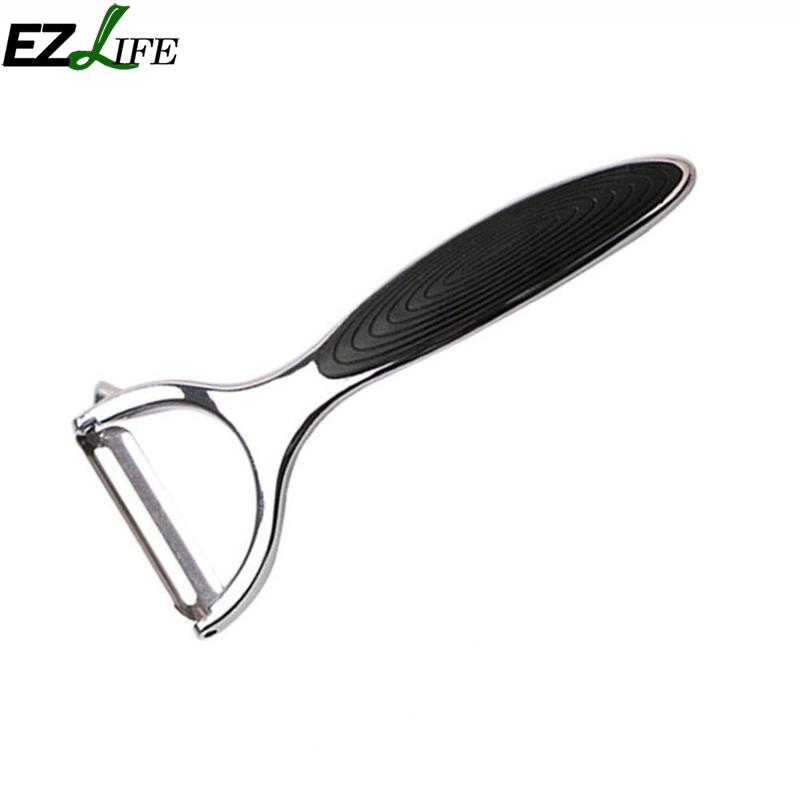 1 pc Stainless Steel Vegetable Fruit Peeler Cucumber Carrot Potato Pear Food Peeling Tool Kitchen Bar Supplies LPT6007