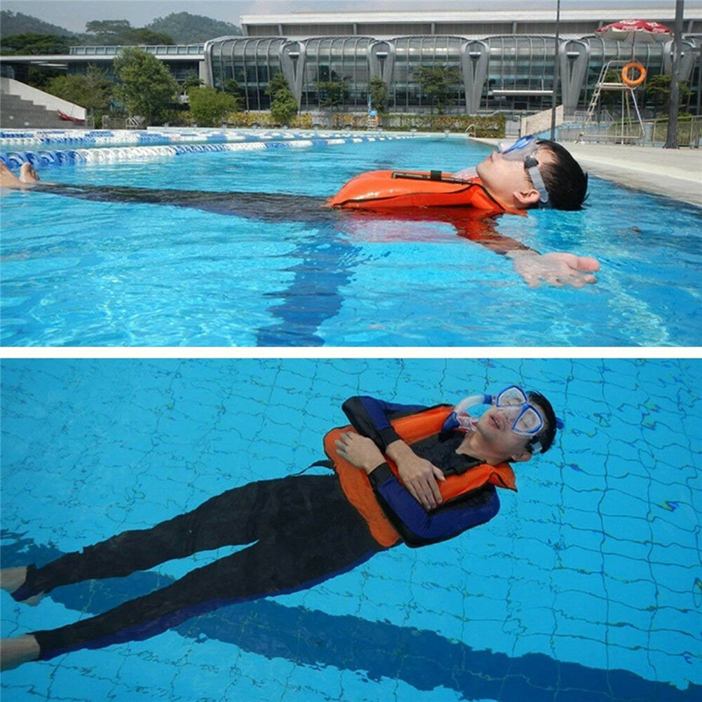 Inflatable Life Jacket Waterproof Coating pool Buoyancy Floating Vest Adult Safety Snorkeling Swimming Life Jacket Lifebuoy