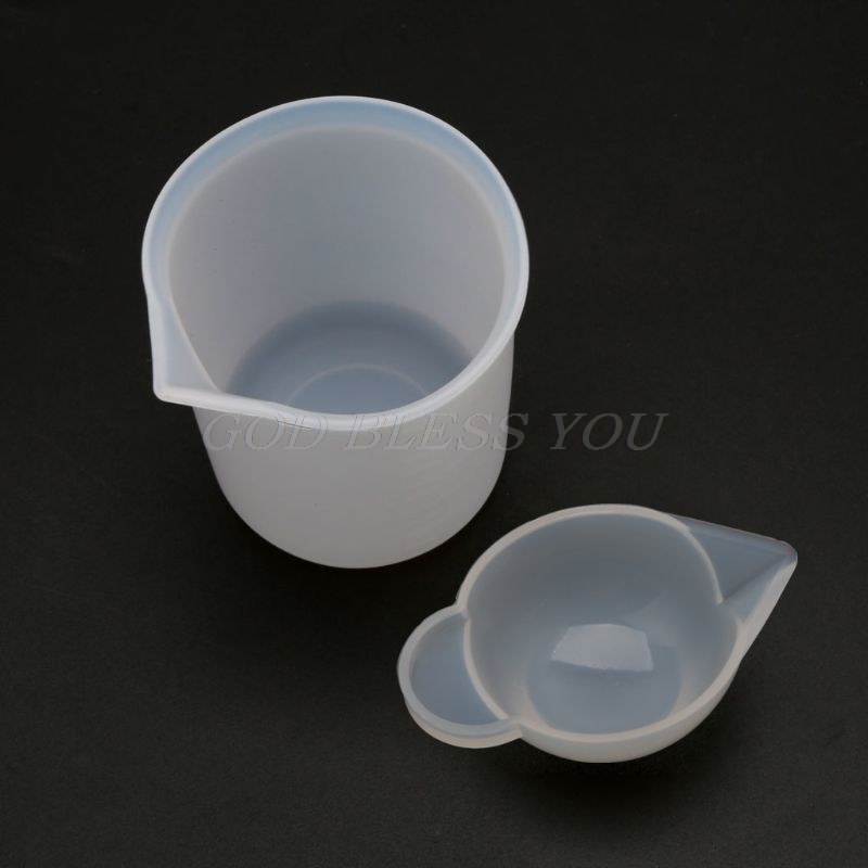 34Pc Reusable Silicone Resin Kit Nonstick Silicone Mat 100ml Measuring Cups Finger Cots Resin Mix Cup Stir Stick Pipette