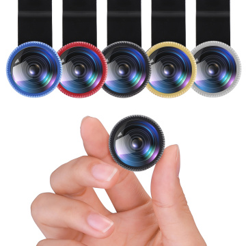 3-in-1 Wide Angle Macro 180° Fisheye Lens Camera Kits Mobile Phone Fish Eye Lenses With Clip Storage Bag For Smartphone Tablet