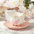 European flower ceramic English afternoon Tea sets Coffee Cup Set High grade Coffeeware Set Black Tea Cup Set Drinkware Gift