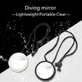 Safety Scuba Diving Diver Rear View Mirror With Lanyard BCD Gear Watersports Snorkeling Mirror Equipment