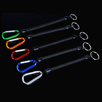 Fishing Lanyards Boating Ropes Retention String Fishing Rope with Camping Carabiner Secure Lock Fishing Tools Accessories