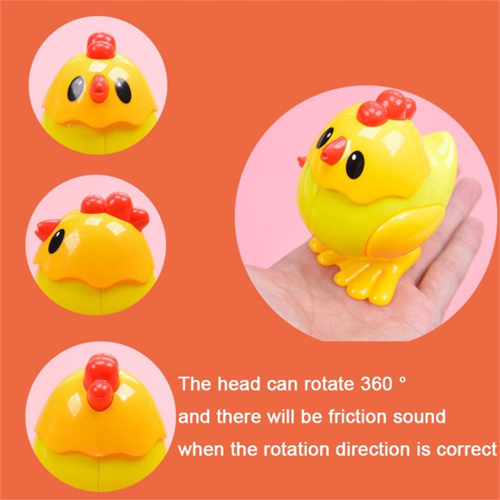 1Pcs Kids Cartoon Animal Wind Up Toys Clockwork Chicken Hopping Funny Clock Duck Toys Classic Collectible Gift for Children