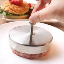 1Pcs Ham Maker Stainless Steel Hamburger Meatloaf Presses DIY Burger/Pizza Chef Cutlets Meatloaf Mold Maker Cooking Tools