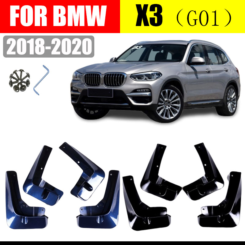 For BMW X3 G01 Splash Guards Mud-Flaps Front & Rear Mudguards Mud Flaps Car Fenders car accessories auto styling 2018-2020