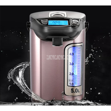 HX-8536 5L 750W Automatic Intelligent Electric Air Pot Keep Warm Temperature Control Water Boiler Kettle Easy Clean Water Scale