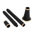 1 Pack DIY ABS Clarinet Body Black Woodwind Instrument Parts