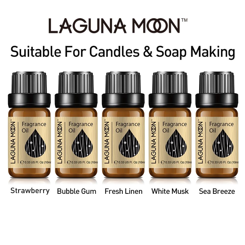 Lagunamoon Japanese Magnolia 10ml Fragrance Oil Orange Blossom Peach Passion Fruit Pineapple Plant Oil Aromatherapy Diffusers