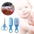 1Set Baby Grooming Brush Comb Scissors Nail Cutter Newborn Nursing Care Kids Children Supplies Portable Soft Bristle Accessories