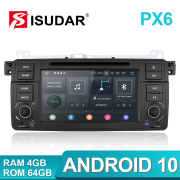 Isudar PX6 2 Din Android 10 Auto Radio For BMW/E46/M3/MG/ZT/Rover 75/320/318/325 Car Multimedia Video DVD Player Navigation DVR