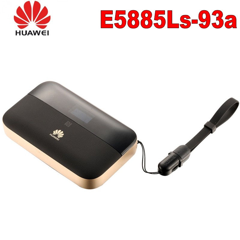 Unlock HUAWEI E5885Ls-93a cat6 mobile WIFI PRO2 with 6400mah Power Bank Battery and One RJ45 LAN Ethernet Port E5885 Router