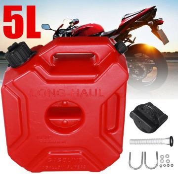 Partol 5L Fuel Tanks Plastic Petrol Cans Car Jerry Can Mount Motorcycle Jerrycan Gas Can Gasoline Oil Container fuel Canister