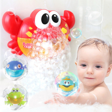 Hot selling Baby water toys kids baby bathing Shower Bubble Frog Crab Bubbles Soap Toys for Children Kids Bubble Toy for Gift