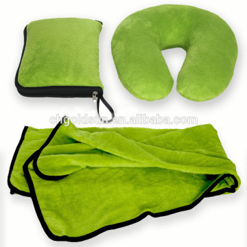 Function Green Airline Comfort Travel Blanket Kits