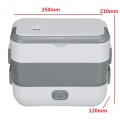 220V Portable Electric Lunch Box Thermal Heating Food Steamer Cooking Container Portable Office Mini Rice Cooker