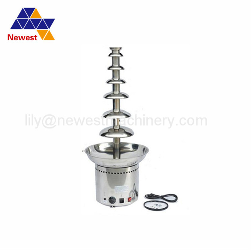 Melting function chocolate fountains machine Electric Stainless steel waterfall machine