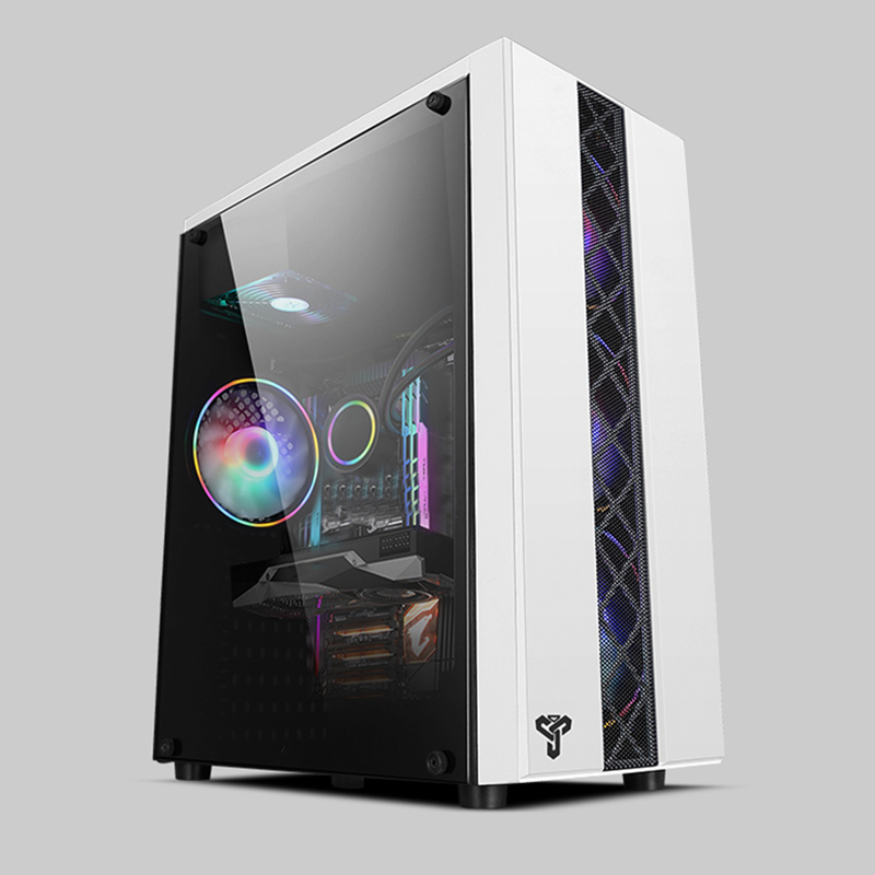 35*18*42CM Acrylic Gaming Computer case with fan water cooling PC chassis USB3.0 Side transparent gabinete gamer computadora ATX