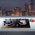Gas cooktops Swing Fire stove embedded gas stove double hole stove natural/liquefied gas fierce fire tempered glass panel