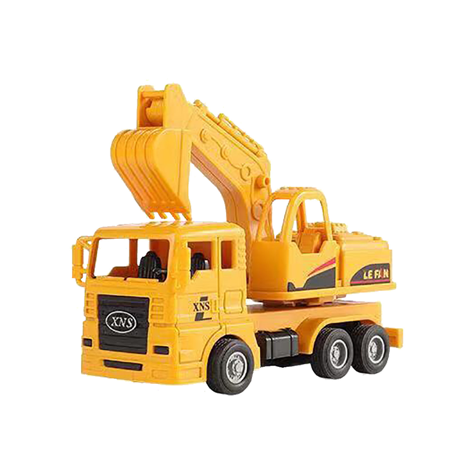 Mini Small Trucks 4 Pack , Micro Excavator Dump Trucks Cement Mixer Tank Truck Beach Toys Kids Boys Birthday Xmas Gifts