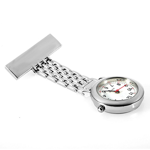 Fashion Stainless Steel Arabic Numeral Quartz Fob Watch Brooch Doctor Hanging Quartz Nurse Watch nurse pockets watches