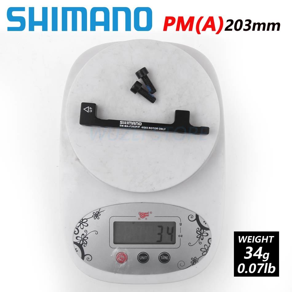 SHIMANO SM-MA-F180P/P2 F203P/P Original Disc Brake Adapter PM A pillar Disc Brake Bracket For 180/203mm Rotor RT86 RT81 RT56
