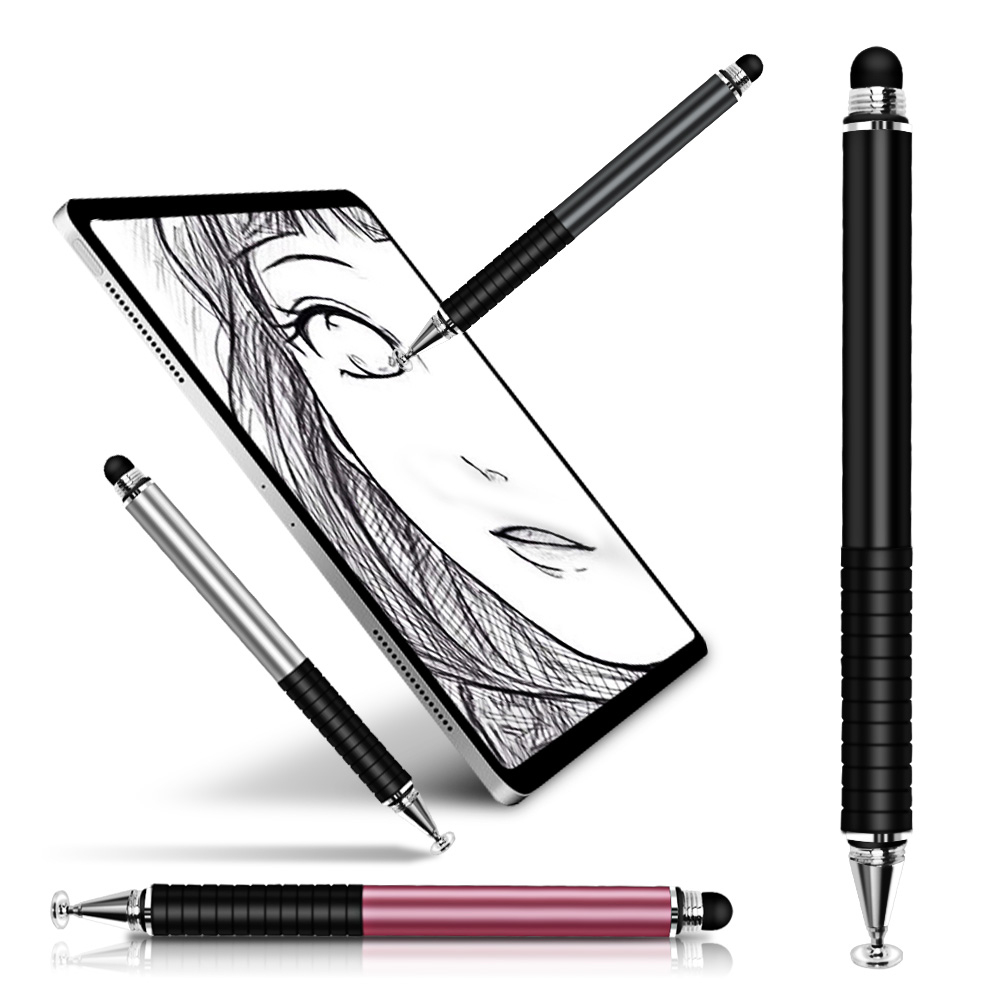 2 In 1 Capacitive Stylus Touch Screen Pen Writing Drawing Tablet Stylus Pens for Tablet PC IOS Android Mobile Phone