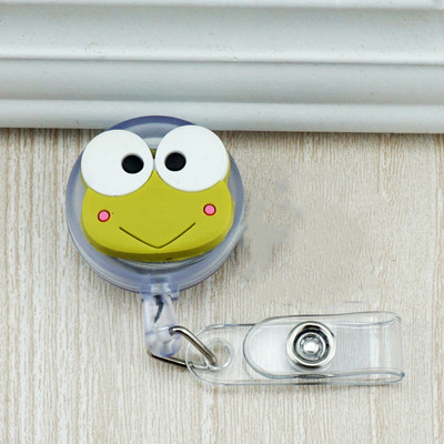 1pc Cartoon Animals Retractable Badge Reel for Badge Holder Accessories Nurse Badge Clips for Pass Cover