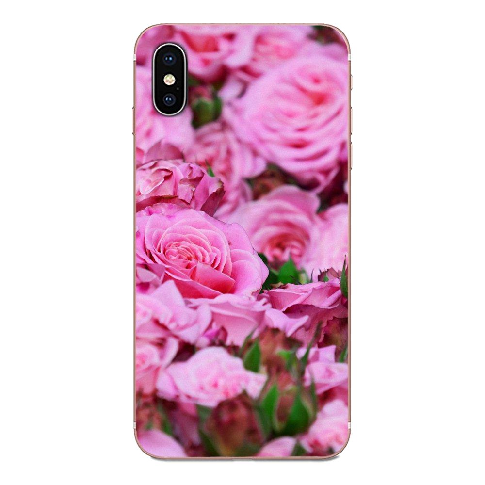 Pink Roses Bouquet Fresh For iPhone SE2020 11 Plus Pro X XS Max XR 8 7 6S SE 4S 5 5C 5S Lovely