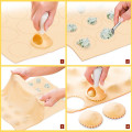 Aomily 4pcs/Set DIY 3D Dumpling Moulds Dough Press Ravioli Fruits Pie Mould Cookie Home Pastry Baking Cooking Tools Kitchenware