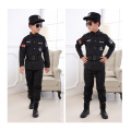 Children Halloween Policeman Costumes Kids Party Carnival Police Uniform 110-160cm Boys Army Policemen Cosplay Clothing Sets