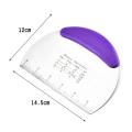 1pc Stainless Steel Cutter Dough Cutter With Scale Kitchen Tools Cooking Accessories Knife Home Baking U8J1