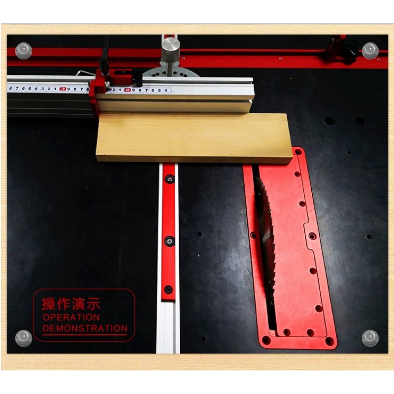 Electric Circular Saw Flip Plate Table Saw Special Cover Plate Adjustable Aluminium Insert Plate Woodworking Bench
