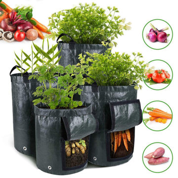 Potato Grow Container Bag DIY Planter Fabric Bags Garden Pots Planters Vegetable Planting Bags Grow Bag Farm Home Garden Tool