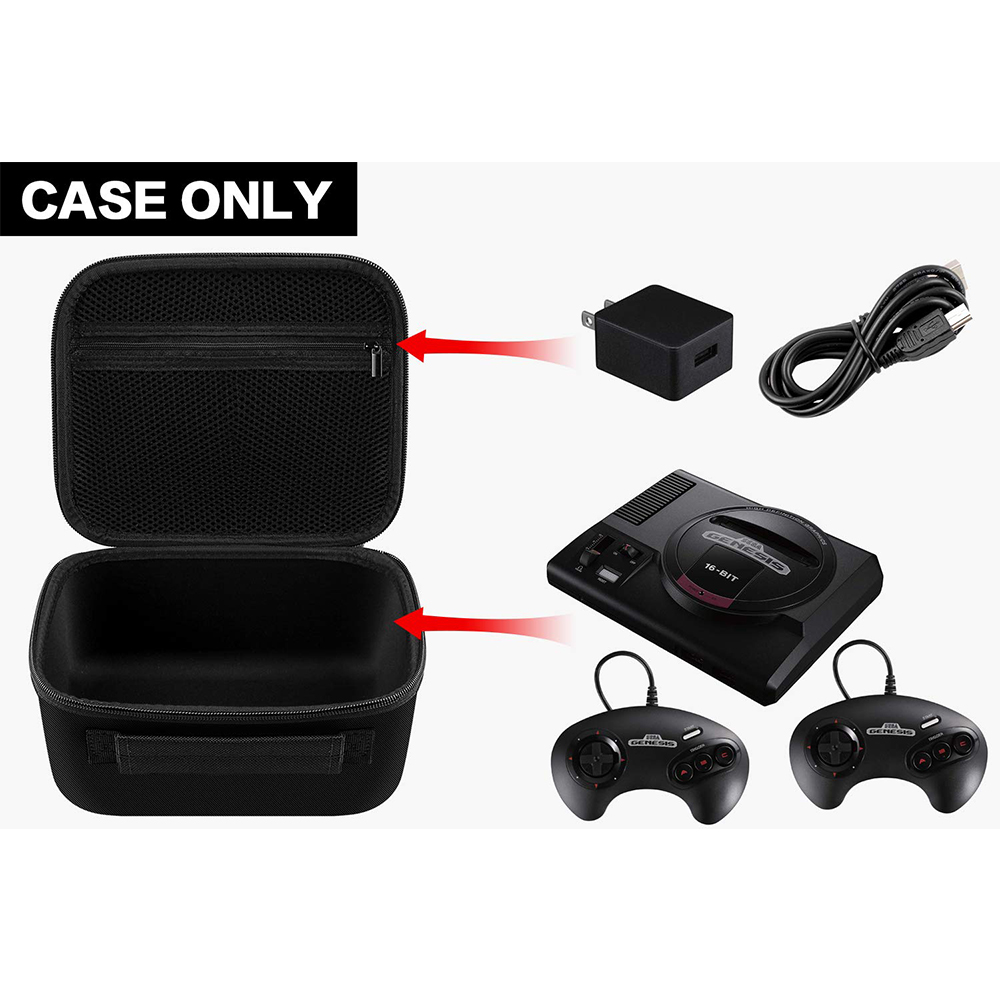 Case Compatible for Sega Genesis Mini - Genesis and Accessories, Travel Carrying Storage holder Bag(Box Only)