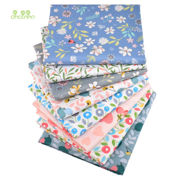 8pcs/Lot,Flower &Fruit Series,Printed Twill Cotton Fabric,Patchwork Cloth For DIY Quilting Sewing Baby&Child's Material,40x50cm