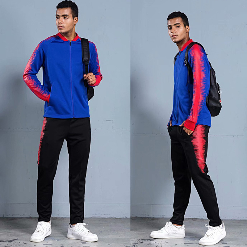 jogging Sports clothing 2020 men soccer training jacket pants sports suits winter sport wear Running football Training Tracksuit