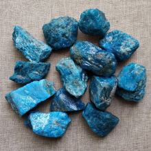 Natural Raw Blue Apatite Rough Stones Crystal gravel Minerals and Stones Rough Gemstone Specimen